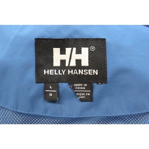 Helly Hansen Men's Jacket L Blue Gray Hooded Outdoor Active Wear - Picture 7 of 16